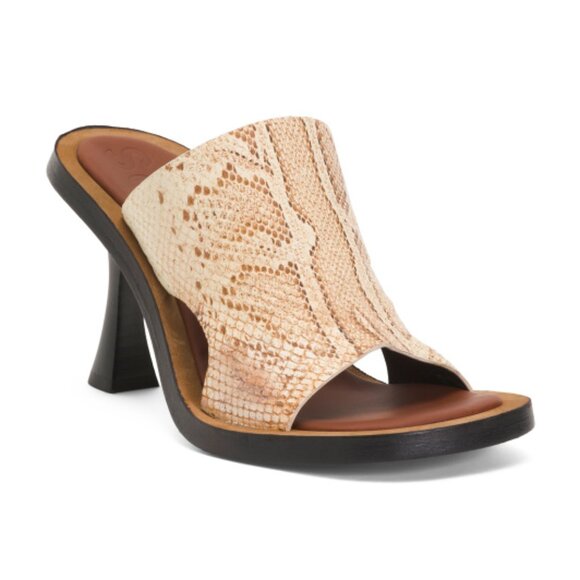 PROENZA SCHOULER Made In Italy Leather Heeled Mules - Picture 1 of 3